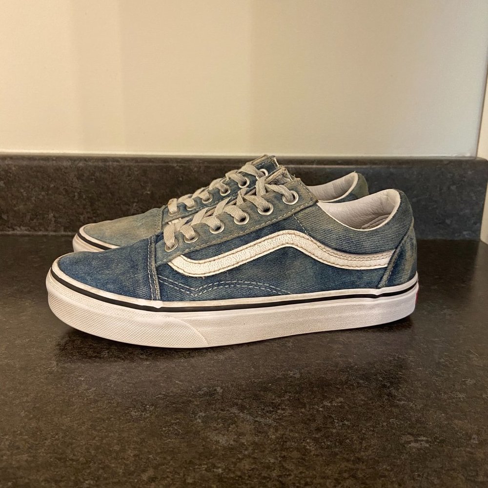 Vans Old Skool 'Acid Denim' Sneakers - Size 6.5 - Picture 4 of 9
